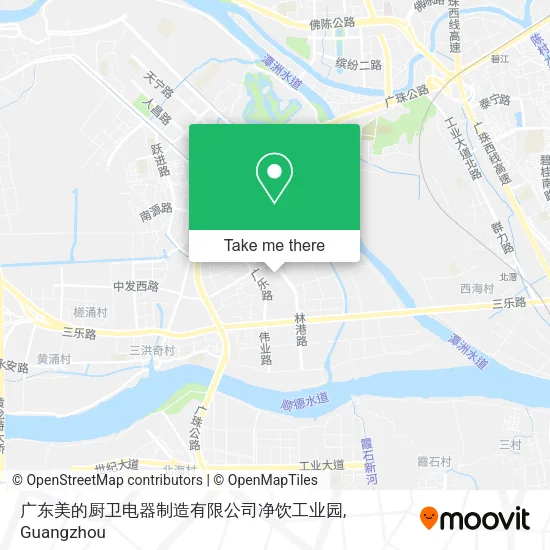 广东美的厨卫电器制造有限公司净饮工业园 map
