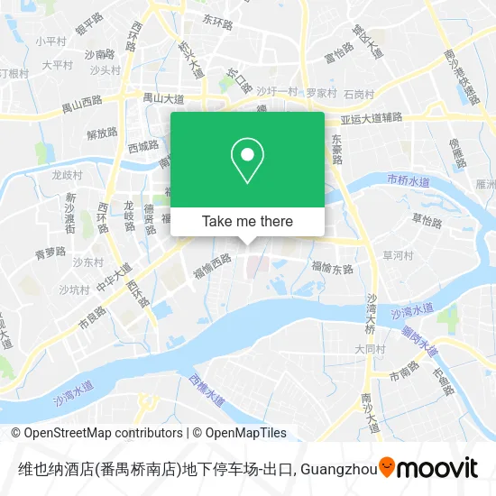 维也纳酒店(番禺桥南店)地下停车场-出口 map