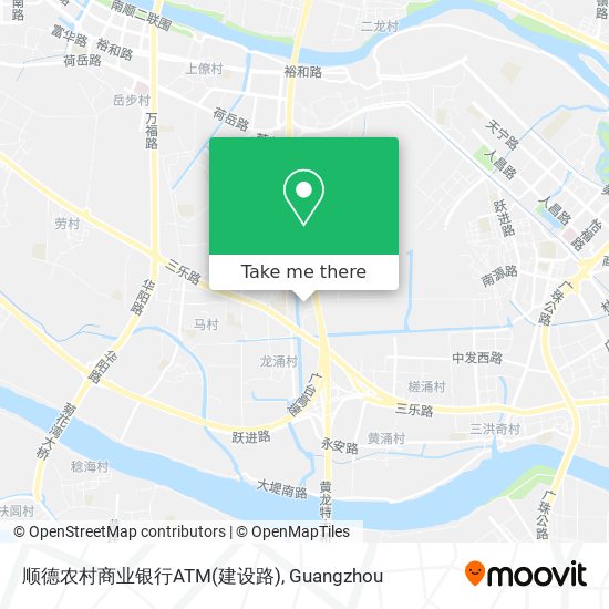 顺德农村商业银行ATM(建设路) map