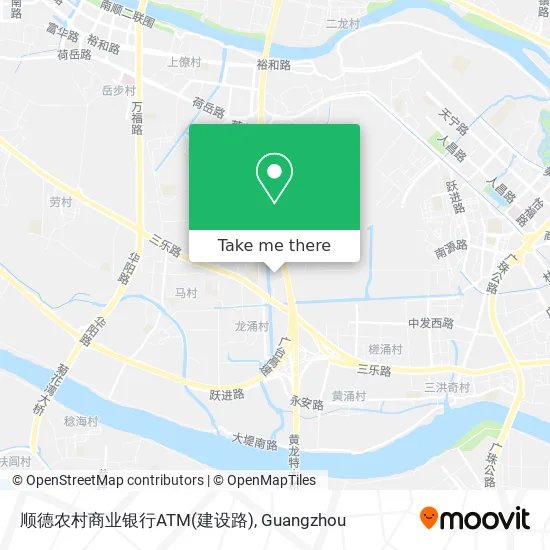 顺德农村商业银行ATM(建设路) map