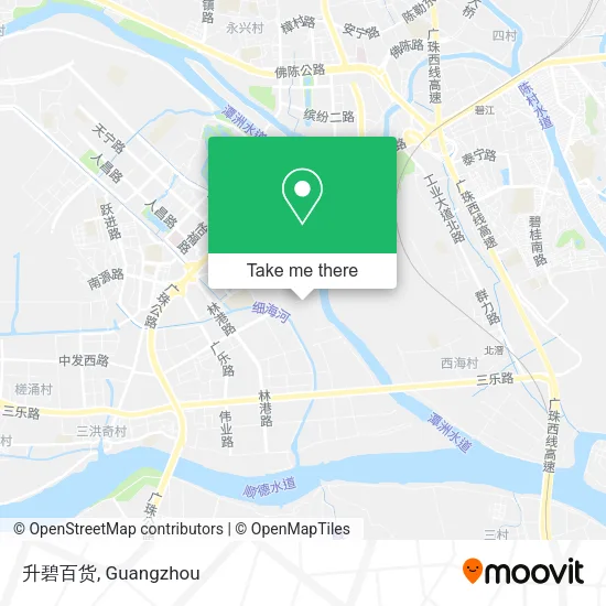 升碧百货 map