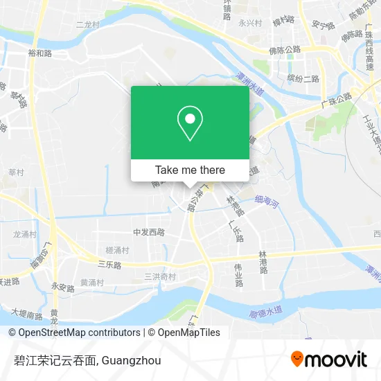 碧江荣记云吞面 map