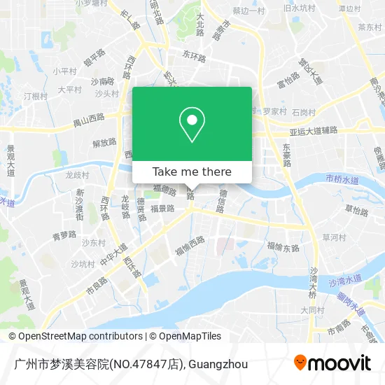 广州市梦溪美容院(NO.47847店) map