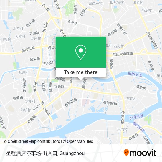 星程酒店停车场-出入口 map