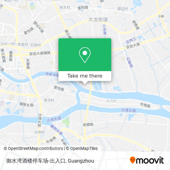 御水湾酒楼停车场-出入口 map