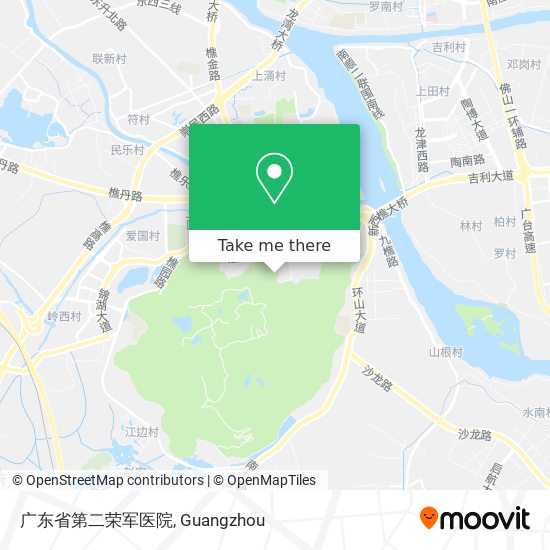 广东省第二荣军医院 map