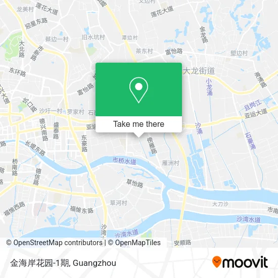 金海岸花园-1期 map