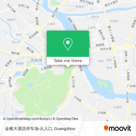 金樵大酒店停车场-出入口 map