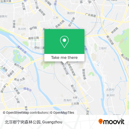 北滘都宁岗森林公园 map