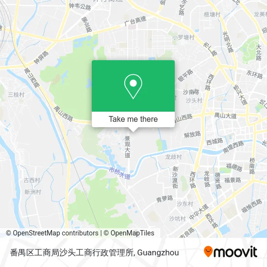 番禺区工商局沙头工商行政管理所 map