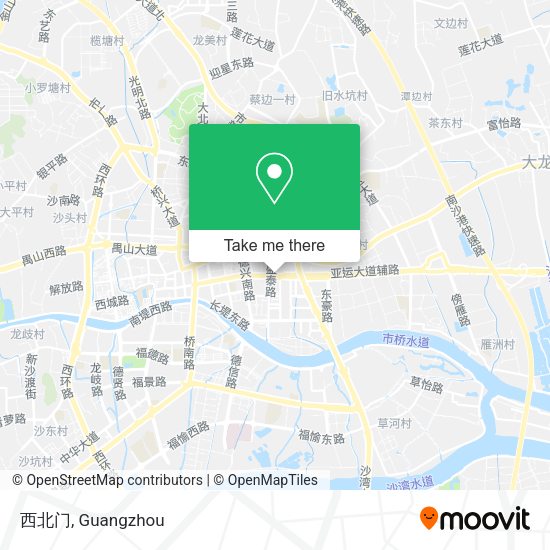 西北门 map