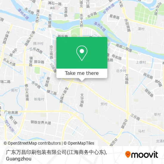 广东万昌印刷包装有限公司(江海商务中心东) map