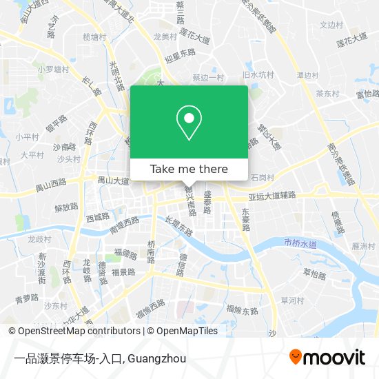 一品灏景停车场-入口 map