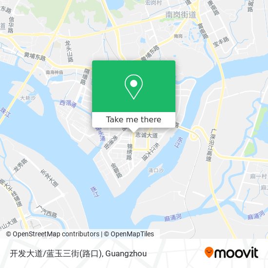 开发大道/蓝玉三街(路口) map
