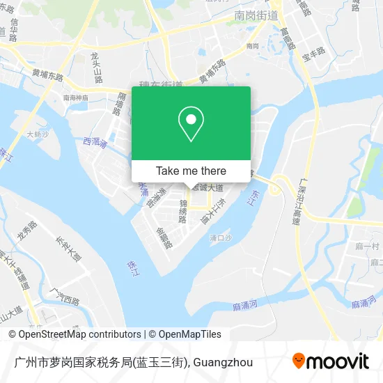 广州市萝岗国家税务局(蓝玉三街) map
