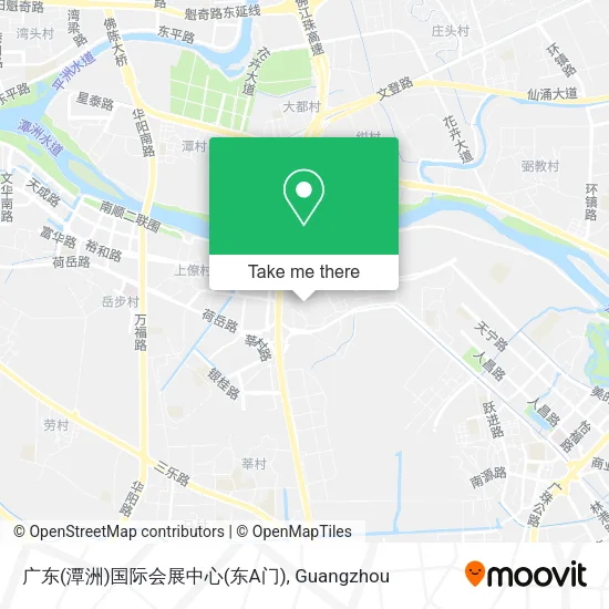 广东(潭洲)国际会展中心(东A门) map