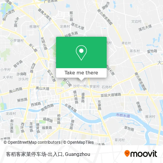 客稻客家菜停车场-出入口 map