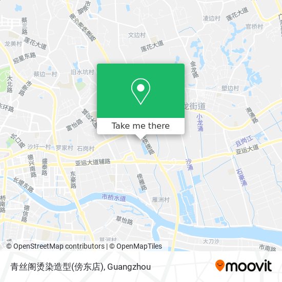 青丝阁烫染造型(傍东店) map