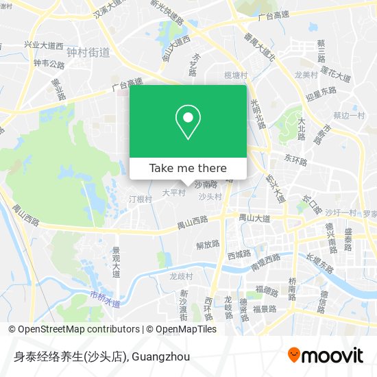 身泰经络养生(沙头店) map