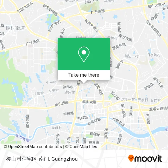 榄山村住宅区-南门 map