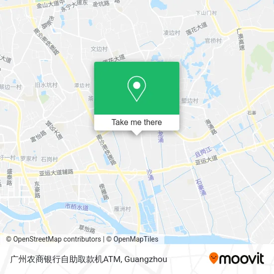 广州农商银行自助取款机ATM map