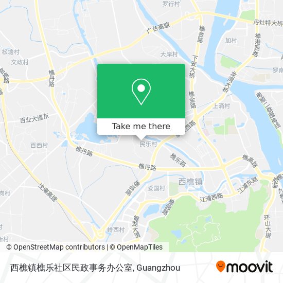 西樵镇樵乐社区民政事务办公室 map