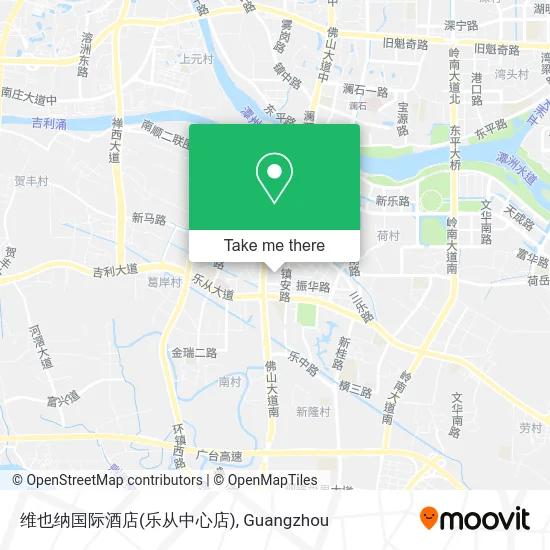 维也纳国际酒店(乐从中心店) map