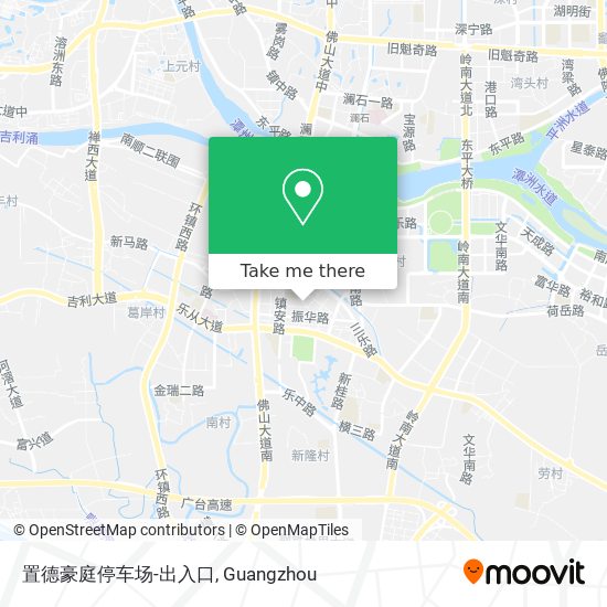 置德豪庭停车场-出入口 map