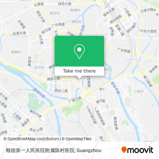 顺德第一人民医院附属陈村医院 map