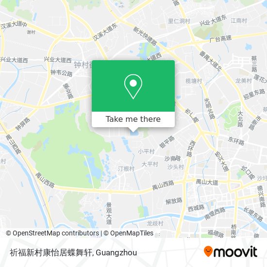 祈福新村康怡居蝶舞轩 map