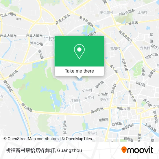 祈福新村康怡居蝶舞轩 map