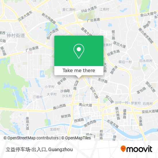 立益停车场-出入口 map
