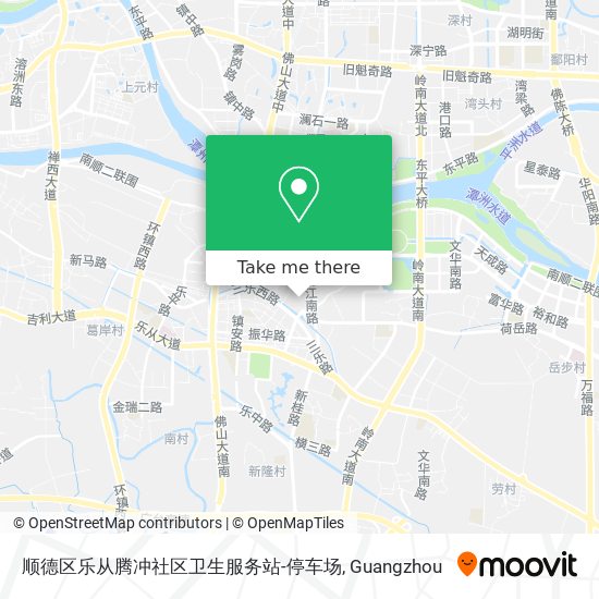 顺德区乐从腾冲社区卫生服务站-停车场 map