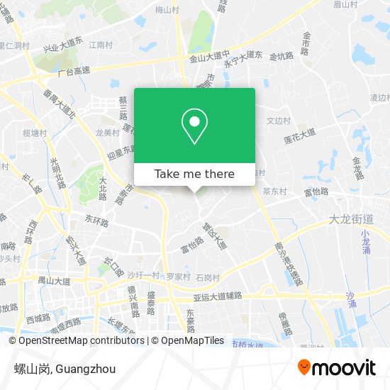 螺山岗 map