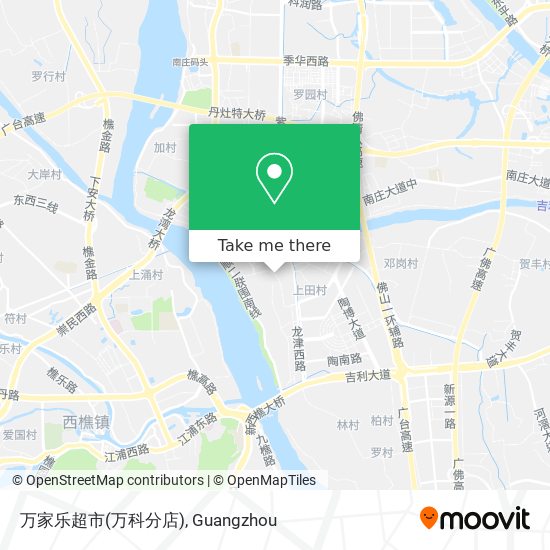 万家乐超市(万科分店) map