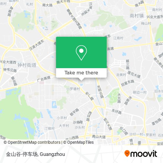 金山谷-停车场 map
