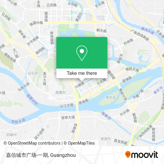 嘉信城市广场-一期 map