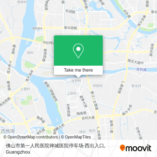 佛山市第一人民医院禅城医院停车场-西出入口 map