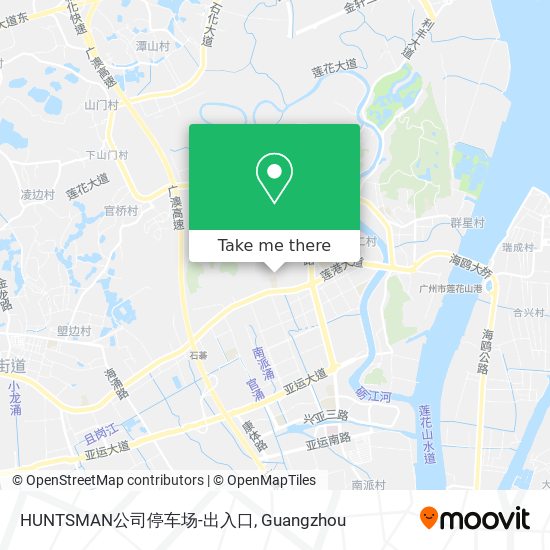 HUNTSMAN公司停车场-出入口 map