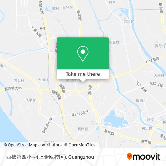 西樵第四小学(上金瓯校区) map