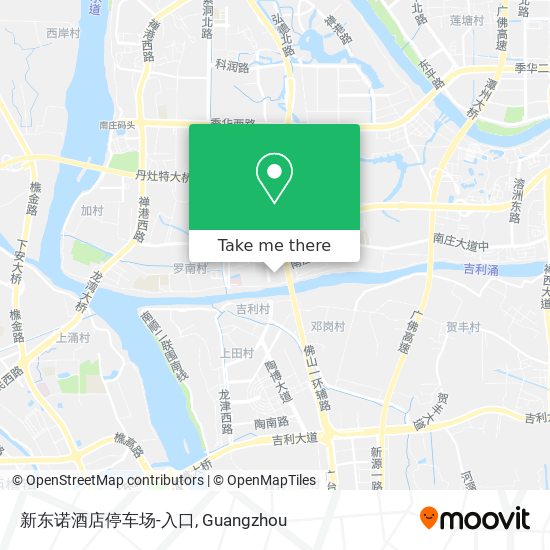 新东诺酒店停车场-入口 map