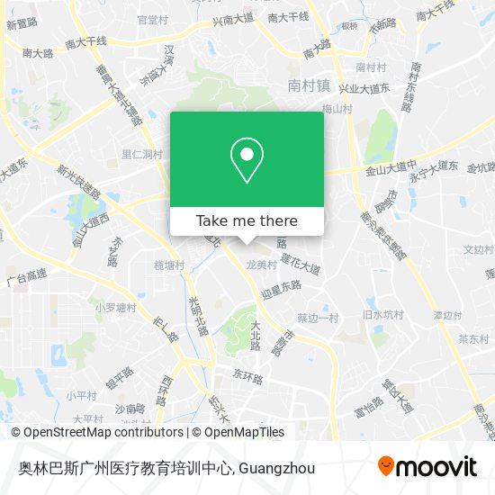 奥林巴斯广州医疗教育培训中心 map