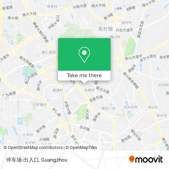 停车场-出入口 map