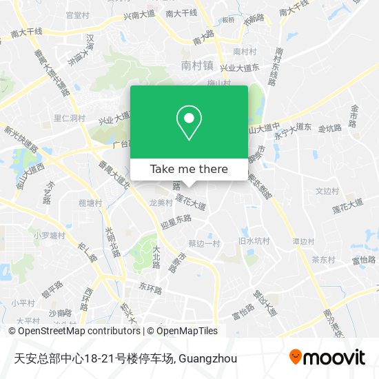 天安总部中心18-21号楼停车场 map