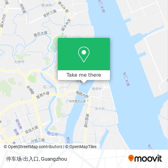 停车场-出入口 map