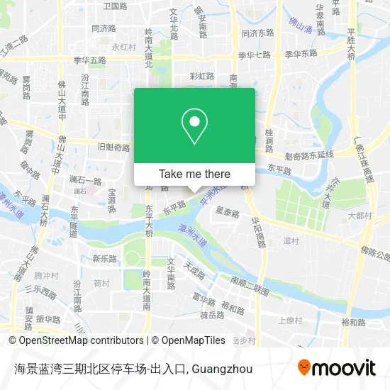 海景蓝湾三期北区停车场-出入口 map