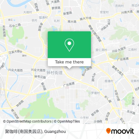 聚咖啡(南国奥园店) map
