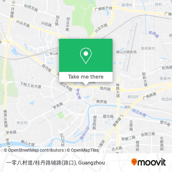 一零八村道/桂丹路辅路(路口) map