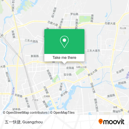 五一快捷 map