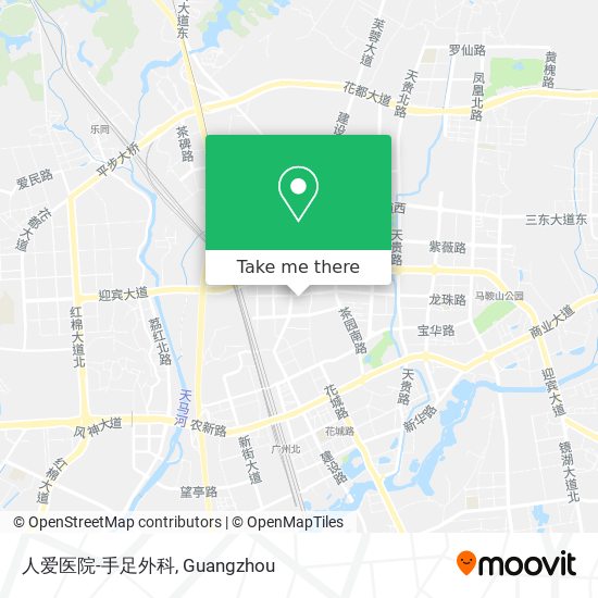 人爱医院-手足外科 map